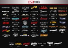 the avengers logo is shown in this poster