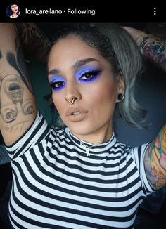 Halloween Makeup Aesthetic, Lora Arellano, Editorial Vogue, Beauty Mistakes, Makeup Challenge, Cute Halloween Makeup, Sugarpill Cosmetics, Cut Crease Makeup, Melt Cosmetics