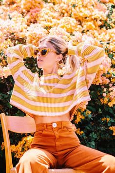 Orange Sunglasses, Pullovers Outfit, Trendy Swimwear, Insta Inspo, Orange Fashion, Mellow Yellow