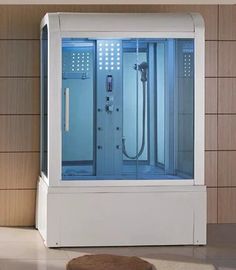 Mesa Yukon Steam Shower 60" x 33" x 87" WS-501 - Zen Saunas Bath Tub Shower Combo, Steam Shower Units, Shower Sauna, Steam Shower Enclosure, Shower Jets, Master Bath Shower, Jetted Bath Tubs, Standing Bath, Whirlpool Tub