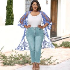 Embrace boho-chic style with the Anna-Kaci Women's Plus Size Lace Cardigan, perfect for layering over your swimsuit or adding a stylish touch to any outfit. Available in X-Large-XX-Large and 3X-Large-4X-Large sizes, and a variety of colors, this loose-fitting cardigan features soft and lightweight lace mesh fabric for comfort and breathability, making it ideal for beach days or casual wear. Non-stretch V-neck Bohemian Cardigan, Non-stretch Bohemian V-neck Cardigan, Fitted Bohemian Cardigan For Summer, Bohemian Cardigan For Day Out, Fitted Bohemian V-neck Outerwear, Spring Vacation Cardigan Non-stretch, Bohemian Fitted Outerwear For Vacation, Fitted Bohemian Outerwear For Vacation, Fitted Bohemian Outerwear For Day Out