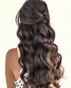 Grad Hairstyles, Hoco 2024, Halloweenský Makeup, Formal Hairstyles For Long Hair, Curls For Long Hair