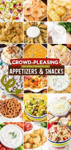 Crowd-Pleasing Appetizers & Snacks, easy appetizer recipes, snack ideas Easy And Quick Finger Foods, Easy Party Apps Crowd Pleasers, Easy Appetizer Ideas For A Party, Snacks For A Crowd Easy, Easy Shareable Appetizers, Party Dips Easy Crowd Pleasers Appetizers, Fun Finger Foods For Parties, Afternoon Snacks For Guests, Crockpot Party Food Crowd Pleasers