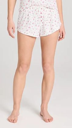 Cozyland by Morgan Lane Tate Shorts | Shopbop Comfortable Cotton Sleepwear With Elastic Waistband, Cotton Sleepwear With Elastic Waistband, Cozy Cotton Shorts For Spring, Cotton Sleepwear With Elastic Waistband Shorts, Cozy Cotton Shorts With Elastic Waistband, Casual Cotton Sleepwear With Pockets, Comfy Cotton Sleepwear With Elastic Waistband, Cotton Sleepwear With Pockets, Cotton Sleepwear With Pockets, Short