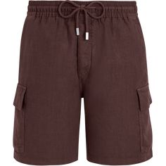 Casual men bermuda shortTwo italian pockets and two cargo pockets on sidesOne back pocket with a flapElastic waistband with tone on tone drawstring and metal tipsBottom leg width in size M: 29.00cmSide length in size M: 49.00cmMen Bermuda ShortsSolid men Bermuda Shorts100% Linen To take care of your precious Bermuda Shorts, we advise you to follow our suggestions below:"Wash your Bermuda Shorts at 30°C with similar colors.Do not use oxygenated or chlorine based bleach/ stain removers, your Bermu Brown Shorts With Side Pockets, Brown Shorts With Pockets And Short Inseam, Summer Cargo Shorts With Welt Pockets, Brown Cargo Shorts With Pockets, Brown Bermuda Bottoms With Pockets, Brown Cargo Shorts With Cargo Pockets, Brown Cargo Shorts With Pockets For Summer, Brown Summer Cargo Shorts With Pockets, Brown Summer Cargo Shorts With Side Pockets