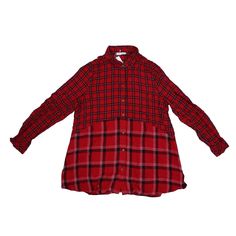 Beach Lunch Lounge Womens Red Plaid Patchwork Long Sleeve Button Up Shirt L 100% Rayon. Womens Size Large. Style: Emery. Color: Ketchup. New With Tags. Why Shop With Us?Customer Service Is Our #1 Priority Excellent Pricing Excellent Feedback Quality Assurance Fast Shipping Feedbackif You Are Completely Satisfied With Your Purchase Please Leave Us Positive Feedback. If There Is An Issue With Your Order, Please Understand We Are Human And We Do Make Mistakes. Please Send Us A Message And Give Us A Casual Red Patchwork Blouse, Red Cotton Patchwork Blouse, Red Patchwork Button-up Tops, Red Long Sleeve Patchwork Shirt, Red Patchwork Shirt For Fall, Fall Red Patchwork Shirt, Red Blouse For Fall Layering, Casual Red Blouse For Layering, Black Flannel Shirt