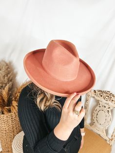 This new hat is the perfect statement for every style! Whether it's Western fashion or classic chic, this will add a little spice to every outfit! This is a classic fedora with a wide, pencil roll brim. Style - Pencil Roll Brim Fedora Material - 100% Australian Wool Dimensions - Crown: 11.5 cm + Brim: 9 cm Size Suggestions: XS: 53-55 Centimeters | 20 3/4 - 21 5/8 Inches | Hat Size: 6 3/4 - 6 7/8 S/M: 55-57 Centimeters | 21 5/8 - 22 1/2 Inches | Hat Size: 7 - 7 1/8 M/L: 57-59 Centimeters | 22 1/2 Chic Fedora Panama Hat For Fall, Chic Fall Fedora Panama Hat, Casual Top Hat With Flat Brim For Fall, Casual Flat Brim Top Hat For Fall, Trendy Felt Hat With Flat Crown For Fall, Trendy Flat Crown Felt Hat For Fall, Trendy Spring Hat With Flat Crown, Chic Fall Fedora Top Hat, Chic Fall Top Hat With Short Brim