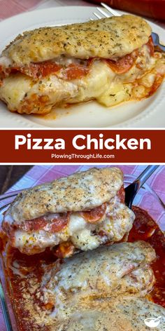 pizza chicken is an easy and delicious dinner that's ready in less than 30 minutes