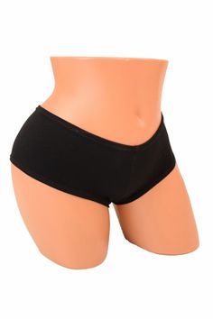 "This item is made to order, please read all the way through the listing before purchasing! Our super comfy cheeky shorts in a soft spandex knit. These basic black shorties are a necessary addition to your wardrobe! Perfect for raves, festivals, clubwear, or wearing under skirts! Measure at the FULLEST point of the hip for accurate sizing on booty shorts. Womens Sizing (See below for instructions on where measurements should be taken) XXS: Bust 29\"-30\" / Waist 22\"-23\" / Hips 30\"-32\" Extra Stretch Black Boxer Briefs With Built-in Shorts, Black Stretch Boxer Briefs With Built-in Shorts, Stretch Black Boxer Briefs, Black Stretch Boxer Briefs With Short Leg, Black Elastic Shorts With Short Legs, Black Elastic Shorts, Black Short Length Rave Bottoms, Stretch Rave Shorts, Black Rave Style Short Bottoms