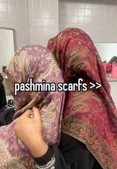 #whispers #pashmina #scarf #hijab Pashima Scarf Outfit, Pashmina Scarf Outfit, Pashima Scarf, Hijab Poses, Pattern Hijab, Sharp Features, Hijab Ideas, Shawl Hijab, Pashmina Style