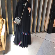 💙💚❤️💕 Kaftan Fashion, Hijab Niqab, Niqab