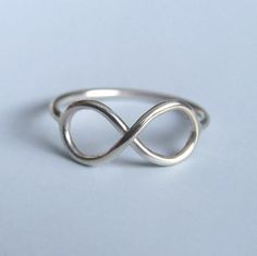 Infinity Symbol Ring Sterling Silver Infinity by LuttrellStudio, $30.00 Anel Do Humor, Infinite Ring, Infinity Rings, Silver Infinity Ring, Random Fashion, Friendship Rings, Infinity Ring, Ring Simple, Neat Ideas