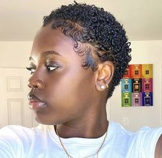 Natural Hair Twa, Short Sassy Hair