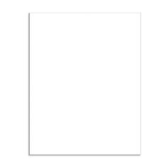 an empty white square paper on a white background