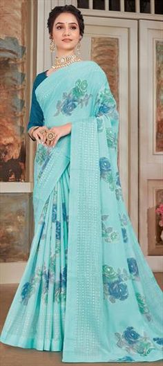 South Indian Silk Saree, Saree Floral, Wedding Sari, Indian Silk Sarees, Chiffon Floral, Printed Saree, Linen Casual, Stylish Sarees