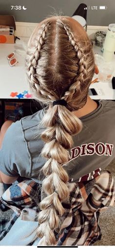 Softball Hairstyles, Hairstyles 2024, Cheer Hair, Sport Hair