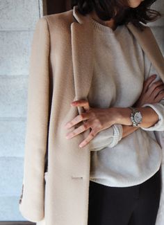 Death by Elocution Minimal Stil, Minimalist Moda, Beige Coat, Looks Style, Mode Inspiration, Minimal Fashion, Look Fashion, Minimalist Fashion, Spring Summer Fashion