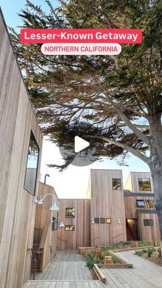 the cover of lesser known getaway in northern california, featuring trees and wooden buildings