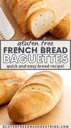 gluten free french bread baguettes are easy to make and so delicious