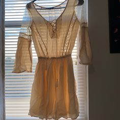 American Eagle Dress Brand New/ Never Worn Lace Shoulders Rope Tie Up Xxs But Fits Like An Extra Small Eagle Dress, American Eagle Dress, Rope Tie, Picnic Dress, Dress Brands, American Eagle Outfitters, American Eagle, Colorful Dresses, Long Sleeve Dress