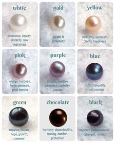 What Do Pearls Symbolize, Pearl Color Meaning, Black Pearl Meaning, Different Types Of Pearls, Pearl Meaning Stones, Sea Accessories Fashion, Pearl Crystal Meaning, Meaning Of Pearls, Pearl Symbolism