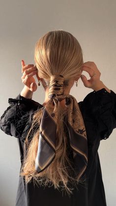 4 Unique Braided Hair Scarf Ideas to Elevate Your Style Braided Scarf, Hair Scarf, Braided Hair, Hair Stylist Life, Aesthetic Hair, Hair Dos, Scarf Hairstyles, Hair Styling