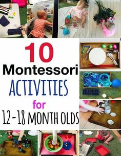 At Home Activities For One Year Old, Montessori Infant Activities, 12-18month Old Activities, Preprimary Activities, One Year Old Activities, Toddler Montessori Activities, Montessori Toddler Activities