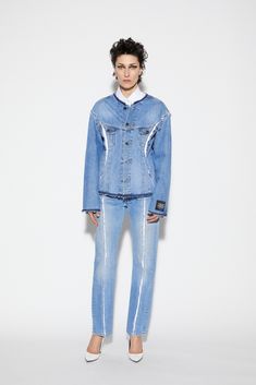 Fall/Winter 2023-2024 Denim at Paris Fashion Week Runway Top, Fashion Identity, Fall 2023 Ready To Wear, 2023 Ready To Wear, Denim Diy, Next Clothes, Fall 2023