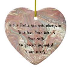 Heart ornament in remembrance of a loss of a loved one Celebrate Life Quotes, Heart Wreath Diy, Bereavement Gift, Heart Ornament, Memorial Keepsakes, Heart Gifts, Christmas Merry