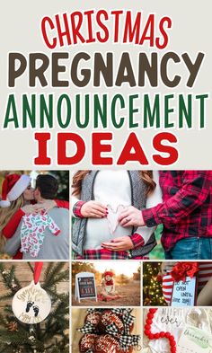 Christmas and winter pregnancy announcement ideas. Winter Pregnancy Announcement, Social Media Announcement, First Pregnancy Announcements, Baby Announcement Ideas, Winter Pregnancy