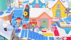 an animal crossing game is shown in this screenshot from the nintendo wii video game