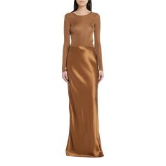 Saint Laurent silk maxi skirt with a classic styling   High rise Side zip closure  Full length Skirt falls straight from hip to hem Made in Italy Full Length Skirt, Silk Maxi Skirt, Full Length Skirts, Silk Maxi, Fall Skirts, Silk Skirt, Side Zip, Maxi Skirt, Saint Laurent