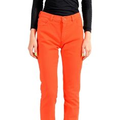 Maison Margiela Mm6 Women's Orange Straight Leg Jeans Us M It 42 Country/Region Of Manufacture: Italy Condition:New Without Tags Retail Value: $495.00 This Is Authentic Maison Margiela Mm6 Women's Orange Straight Leg Jeans Sku: Kj-18418 Material: 98% Cotton 2% Spandex Measured Waist: 29" Rise: 9" Inseam: 33.5" Leg Opening: 5.5" Orange Straight Leg Jeans, Mm6 Jeans, Jeans Color, Straight Leg Jeans, Leg Jeans, Straight Leg, Women Jeans, Spandex, Italy