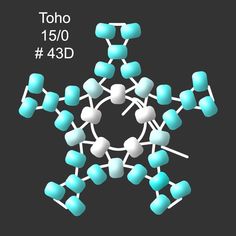 an image of a snowflake with the words toho 150 3d printed on it