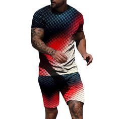 adviicd Shorts For Men Patterned Suit Mens Spring And Summer Leisure Sports Comfortable Breathable Sweat Absorbing Short Sleeved Be sure to follow Patterned Suit, Shorts For Men, Mens Spring, Mens Shorts, For Men, Sports, Pattern