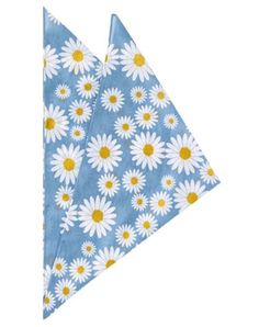 Hoping to add the perfect finishing touch to your hippie costume? Look no further than this epic Blue Daisy Bandana. Match it with the rest of your groovy accessories for a far out look! Dimensions: 21" H x 21" W Material: Cotton Care: Spot clean Imported Groovy Accessories, Hippie Van, Teal Flowers, Hippie Costume, Blue Daisy, Spirit Halloween, Daisy, Blue