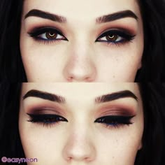 Bronze Arabic Eyes Makeup Teacher, Brow Goals, Honey Eyes, Mysterious Skin, Arabic Makeup, Linda Hallberg, Blue Eyeliner, Face Beat, Beauty Make-up