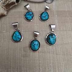 Raymond Yazzie Turquoise Pendants $50
Will fit your 6mm Navajo Pearls 💙