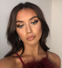 Glam And Glitz Makeup Look, Glitz And Glam Makeup, Glitz Makeup, Acquaintance Party, Millie Hannah, Ball Makeup, Prom Eye Makeup, 21st Party, Holiday Photoshoot