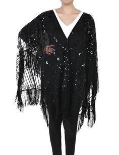 PrettyGuide Women's Evening Shawl Beaded 1920s Cape Poncho Fringed Cover up 1920s Cape, 1920s Shawl, Evening Shawls And Wraps, Flapper Outfit, Cashmere Winter Scarf, Beaded Cape, Mens Cashmere Scarf, Evening Wrap, Evening Wraps