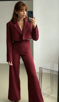 Burgundy Suit For Women, Maroon Dresses Formal, Maroon Suit For Women, Burgundy Suit Women, Red Suits For Women, Graduation Suits For Women, Burgundy Short Dress, Graduation Outfits For Women, Red Pantsuit