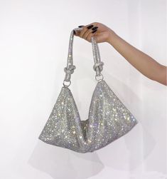 Crystal Purse, Rhinestone Handbags, Rhinestone Clutch, Crystal Clutch, Hobo Shoulder Bag, Hobo Bags, Evening Purse, Unique Bags, Designer Shoulder Bags