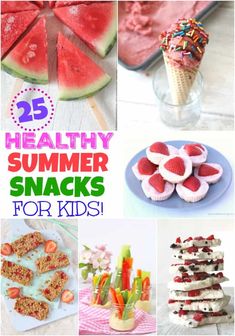 healthy summer snacks for kids that are easy to make