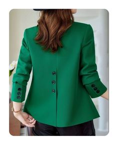 Blazer Casual, Blouse Casual Fashion, Women Blouses Fashion, Lapel Blazer, Clothing Black, Color Coffee, Professional Attire, Autumn Fashion Casual, Casual Blazer