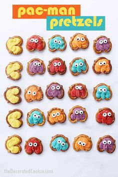 the cookies are decorated to look like animals