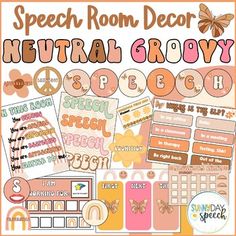 a bunch of stickers that are on top of each other with the words neutral grooy