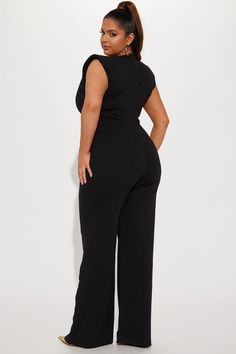 On Point Jumpsuit - Black | Fashion Nova Black And Red