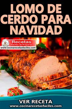 a poster for a spanish restaurant with meat on the table and candles in the background