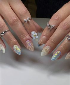 Luau Nails, Funky Summer Nails, Vibrant Nail Designs, Italy Nails, Summer Vacation Nails, Cruise Nails, Beachy Nails, Pretty Toe Nails