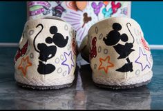 Brand Name Shoes, Painted Canvas, Hand Painted Canvas, Acrylic Paints, Dooney Bourke, Canvas Shoes, Baby Shoes